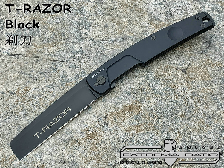 Extrema Ratio  T-RAZOR Black COD.04.1000.0138/BLK ɫ ս굶ֻ